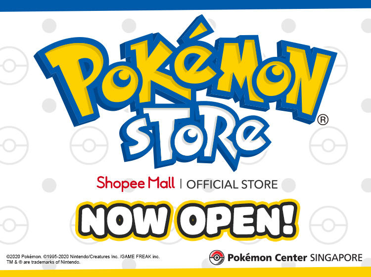 Pokémon Store Online Launch on Shopee Singapore!