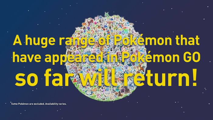 Almost all Pokémon that appeared in Pokémon GO are here!