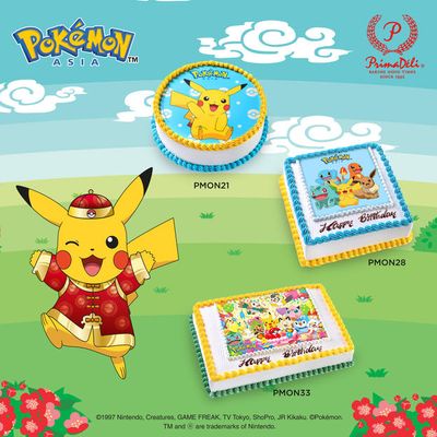Prima Deli launches new Pokémon cake designs!