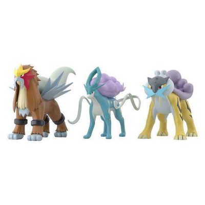 [PREMIUM BANDAI Limited Edition] Pokémon Scale World JOUTO RAIKOU & ENTEI & SUICUNE !! Order Now!!