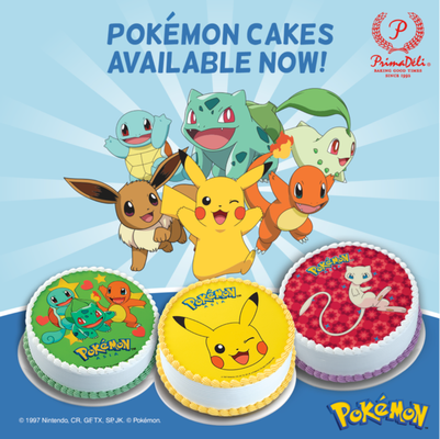 Pokémon Cake with PrimaDeli