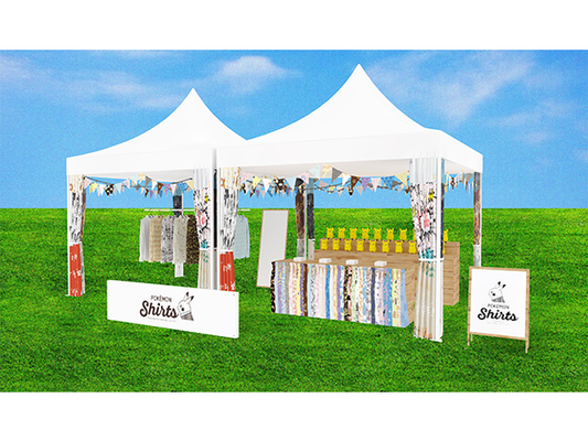 An exhibition booth of Pokémon Shirts - customizable shirts using combinations of 151 Pokémon patterns - is to be opened on Sentosa Island!