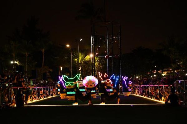 Pikachu Night Parade in Singapore!