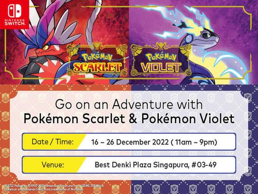 [Trial Play Event] Pokémon Scarlet & Violet @ Best Denki Plaza Singapura