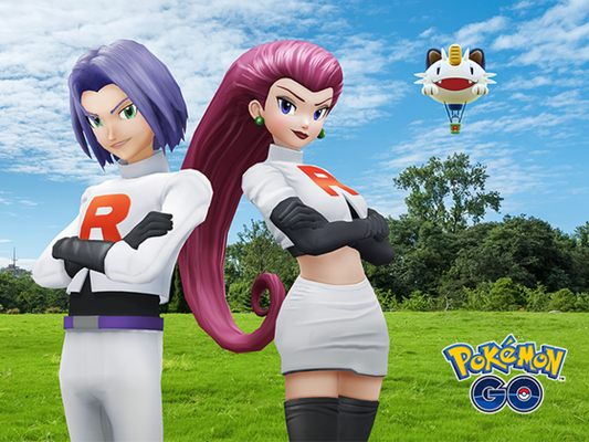 Jessie and James have arrived in Pokémon GO  via a...Meowth balloon?