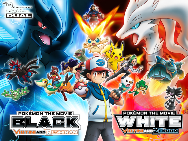 Pokémon The Movie Whitevictini And Zekrom Pokémon The