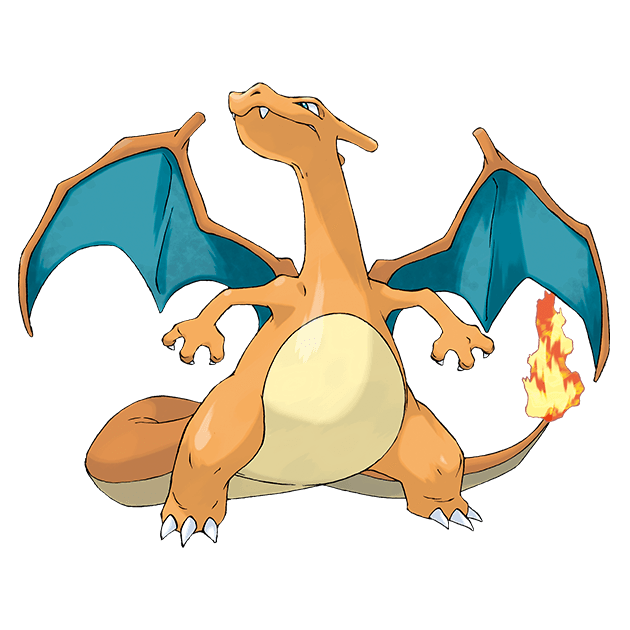 Pokémon nº 0006 - Charizard (Mega Evolução X) Pokémon Chama