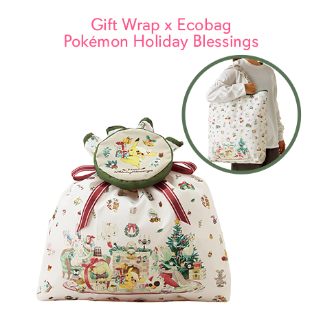 Gift Wrap x Ecobag Pokémon Holiday Blessings