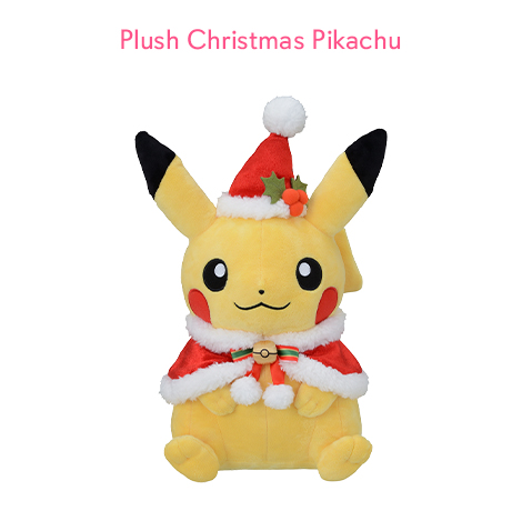 Plush Christmas Pikachu