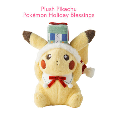 Plush Pikachu Pokémon Holiday Blessings