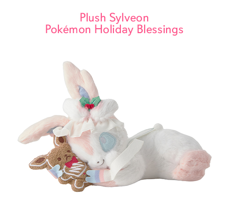 Plush Sylveon Pokémon Holiday Blessings