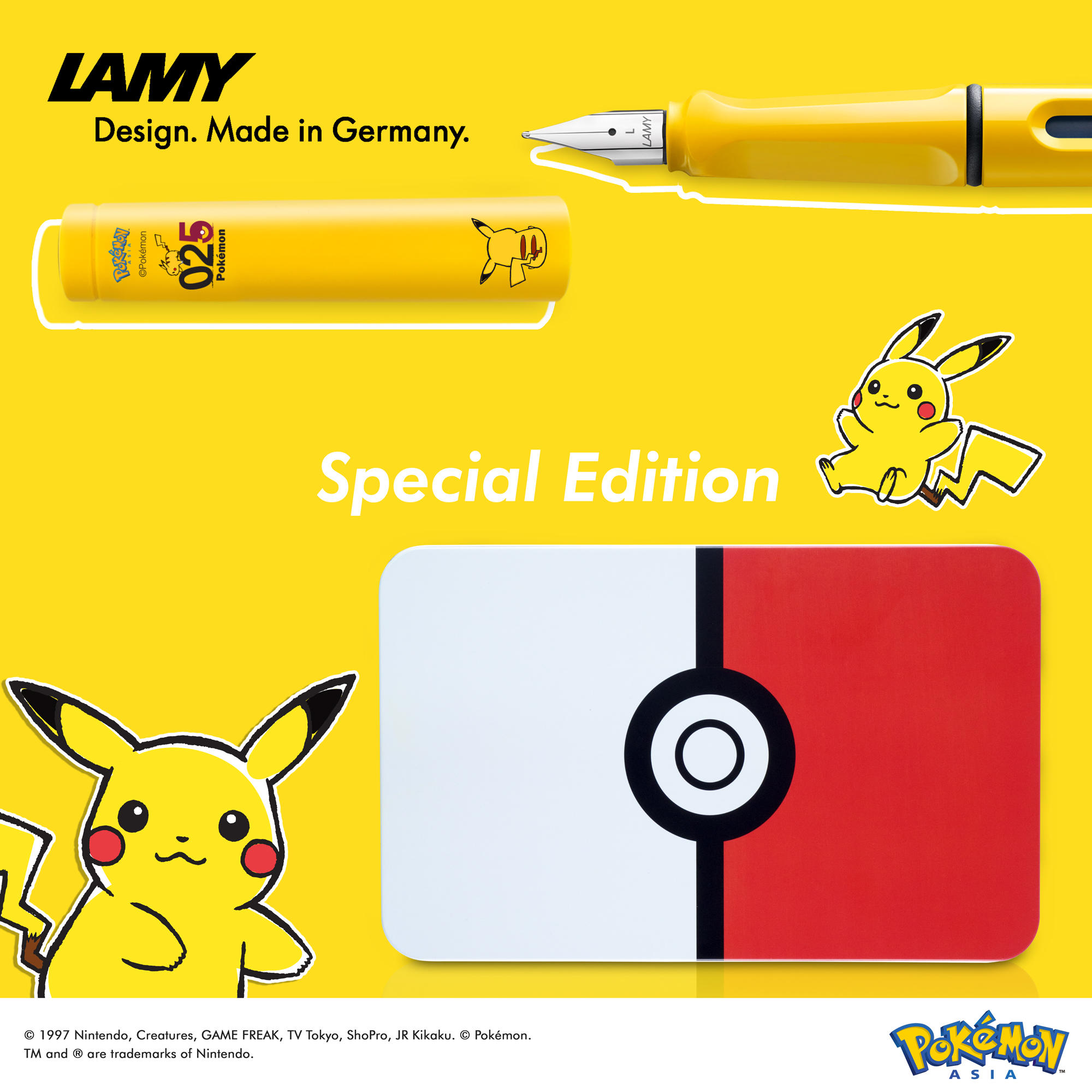 LAMY and Pokémon spark up stationery scene with unveiling of special edition set | Goods | The official Pokémon Website in
